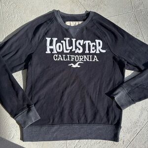 Y2K Hollister Raised Letter Crewneck Sweatshirt
